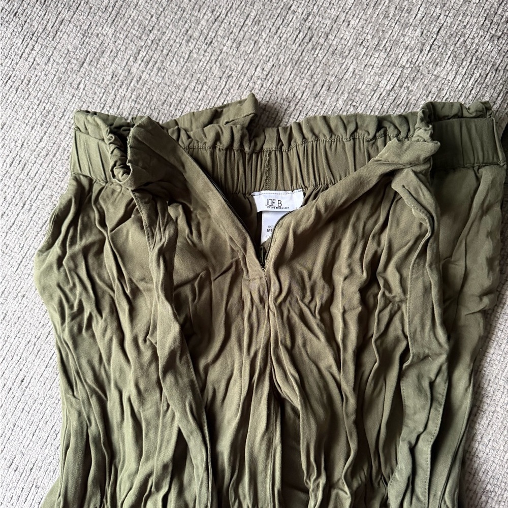 Joe Benbasset Olive Green Rayon Pants